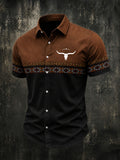 Men's Western Printed Casual Shirt